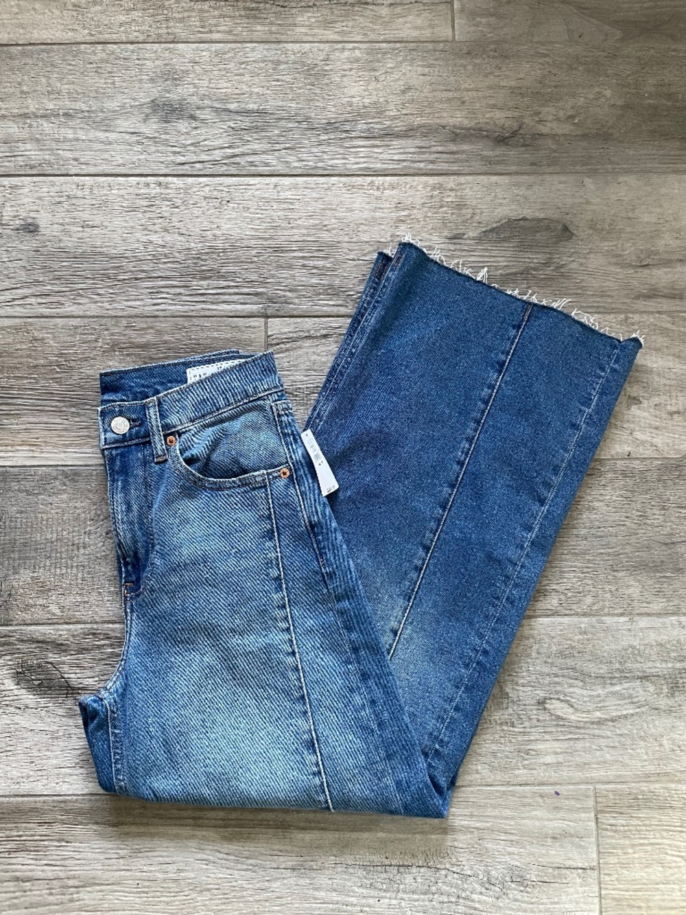 ❤️ GAP HIGH RISE STRIDE DENIM ANKLE JEANS SIZE 25 NEW